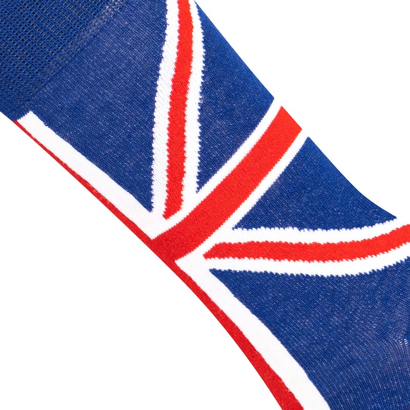 Mysocks Mens Multi Design Crew Socks British Flag - Image 5